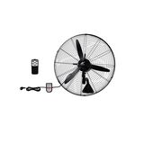 Wall fan black Φ66cm 130W with controller