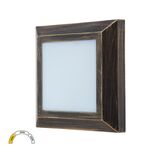 LED ΦΩΤΙΣΤΙΚΟ PC ΕΠΙΤΟIXO ΤΕΤΡΑΓΩΝ0 D125mm 4W CCT IP65 ΡΟΥΣΤΙΚ