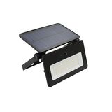 Solar Led floodlight with PIR sensor 1200lm CCT black