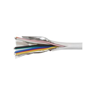 Alarm cable with shielding 8coresx0.22mm white