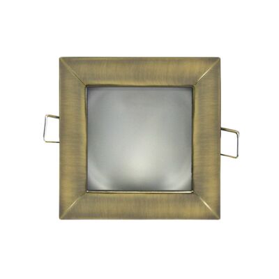 Recessed Spot light Square WL-2211 JC G5.3 Aluminum frosted glass AB
