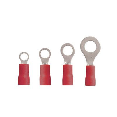 Insulated Ring Cable Lug Terminal RV1-4L red