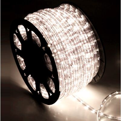 Led Rope Light Clear Round D13mm 3wires 36led/m Warm White