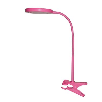 Led Desk lamp 6W with clip 4000K pink