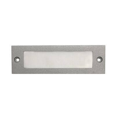 Alluminum Frame grey for Rectangular recessed lighting fitting 9801 frosted glass
