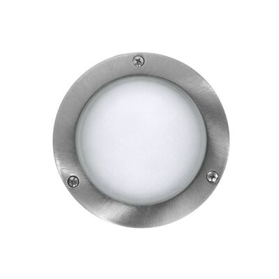 Wall/ceiling Aluminum Round light 9091 IP54 230V 36Led gey body frosted glass blue