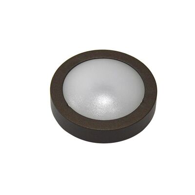Wall mounted Lighting Fitting Round 9731 IP54 12Led 230V grained rust frame cool White