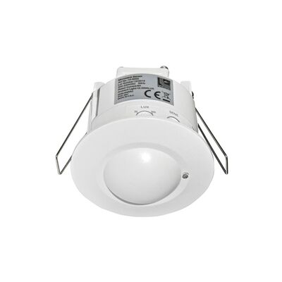 Ceiling mounted microwave sensor 360° 6A 230V white