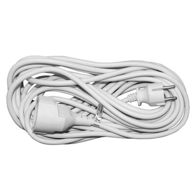 Cable extension 3x1.5mm² 10m white
