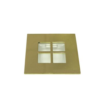Mini Recessed Spot light Square WL-277 JC checkered frosted glass gold