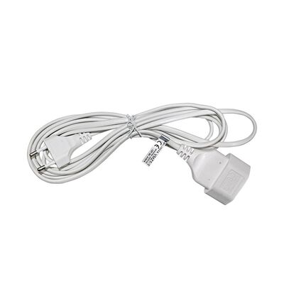 Cable extension 3m white (oval shape 2x0.75mm²)
