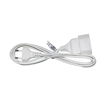 Cable extension 1,5m white (oval shape 2x0.75mm²)