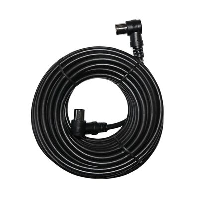 TV cable right angled male to right angled female 10m black