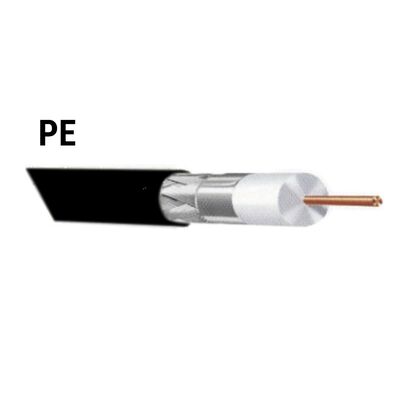 ΚΑΛΩΔΙΟ TV ΔΟΡΥΦΟΡΙΚΟ ΧΑΛΚΟΥ Πλέγμα&Φύλλο.AL 75Ω PE ΜΑΥΡΟ 100μ