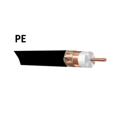ΚΑΛΩΔΙΟ TV ΔΟΡΥΦΟΡΙΚΟ Πλεγμα&Φύλλο ΧΑΛΚΟΥ 75Ω PE ΜΑΥΡΟ 500μ