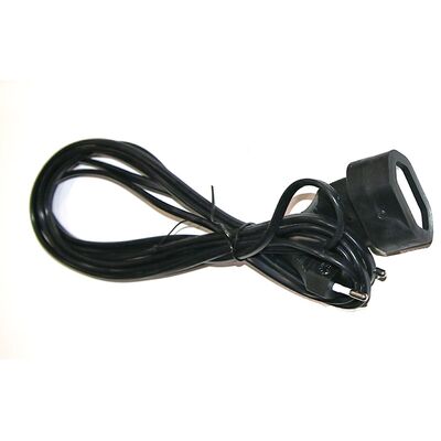 Cable extension 3m black (oval shape 2x0.75mm²)