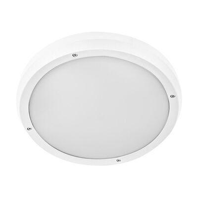 CEILING FIXTURE PC ROUND D.300MM 2XE27 IP65 WHITE
