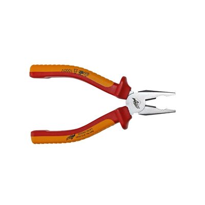 Plier VDE 1000V yellow-red handle 160mm