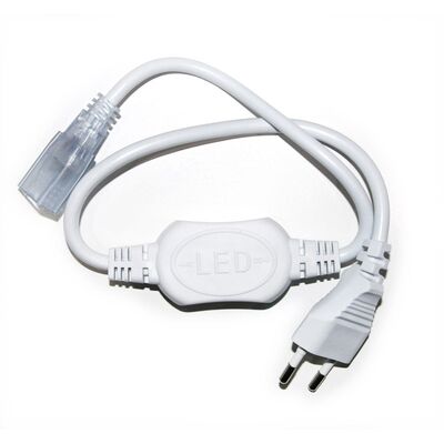 CABLE WITH PLUG FOR LED STRIP 230V 10W AND 15W IP65