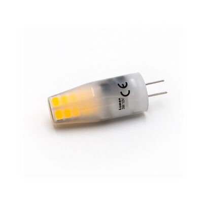 Led G4 Frosted Silicon 3W 12VAC/DC Dimmable Cool White