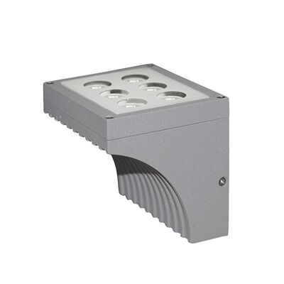 Wall mounted Power led Aluminum lighting fitting 6987 IP54 6Ledx1W grey warm white