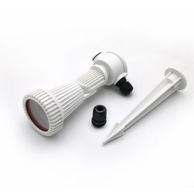 Plastic garden Fitting black GU10 IP54 WHITE