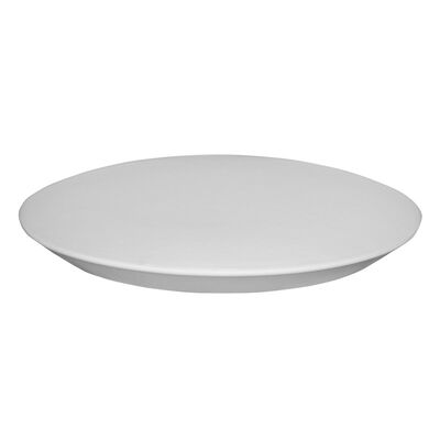 LED ΠΛΑΦΟΝΙΕΡΑ PC ΣΤΡΟΓΓYΛΗ UFO Φ380mm 28W 4000K IP54 ΛΕΥΚΗ