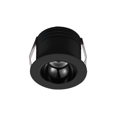 LED ΣΠΟΤ ΧΩΝΕΥΤΟ ΑΛΟΥΜΙΝΙΟΥ 3W 50° 230V 3000K ΜΑΥΡΟ
