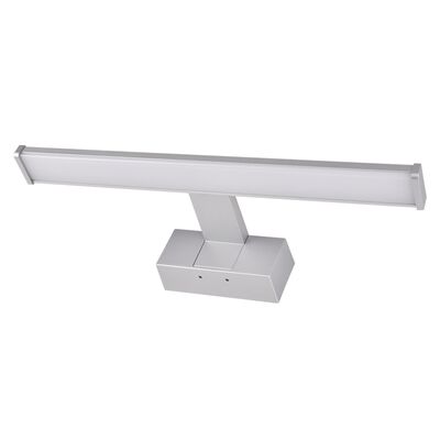 LED mirror light Alum 40cm 8W 4000K silver color with base