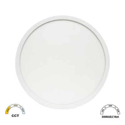 LED ΠΛΑΦ.ΣΤΡΟΓ.PC ΜΕ ΑΝΙΧΝ.ΚΙΝ.Φ283mm CCT 16-20-24W IP40 ΛΕΥΚΗ