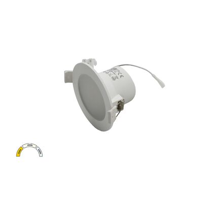 LED ΦΩΤΙΣΤΙΚΟ ΨΕΥΔΟΡΟΦΗΣ ΝΤΙΜ.+ΑΣΦΑΛΕΙΑΣ IP44 7W CCT ΛΕΥΚΟ