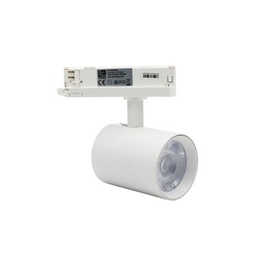 LED ΣΠΟΤ ΡΑΓΑΣ 20W 230V 3000K 38° ΛΕΥΚΟ