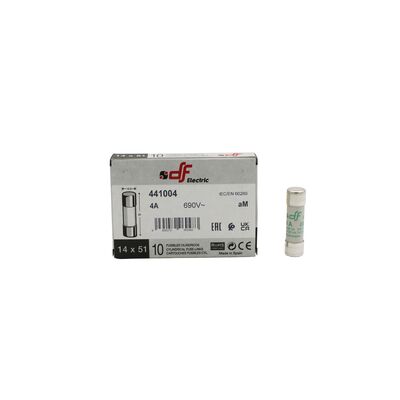 Cylindrical fuses 14X51mm 4A aM