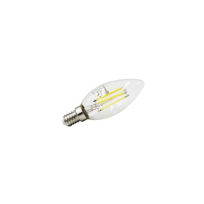 LED ΛΑΜΠΑ COG ΚΕΡΑΚΙ ΔΙΑΦΑΝΟ Ε14 6W 230V ΛΕΥΚΟ