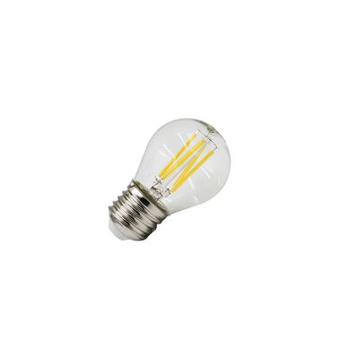 LED ΛΑΜΠΑ COG ΣΦΑΙΡΙΚΟ ΔΙΑΦΑΝΟ Ε27 6W 230V ΘΕΡΜΟ