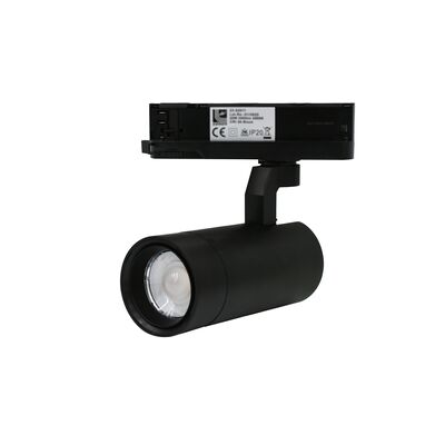 LED TRACK SPOT ADJUSTABLE 20°-60° 20W 230V 3000K BLACK