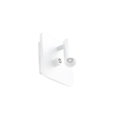 LED ΑΠΛΙΚΑ ΣΠΟΤ ΤΟΙΧΟΥ ΤΕΤΡΑΓΩΝΗ 9W ΛΕΥΚΗ