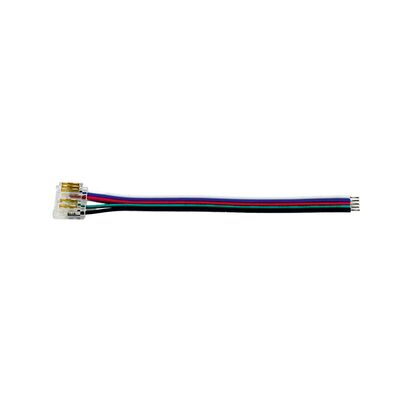 Connector strip to wire 12MM Cable length 15cm,RGB+W COB strip