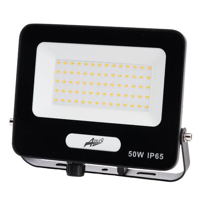 ΠΡΟΒΟΛΕΑΣ LED ΚΑΙ ΓΙΑ ΑΝΙΧΝΕΥΤΗ ΚΙΝΗΣΗΣ 50W 230V 4000K IP65 ΜΑΥΡΟΣ