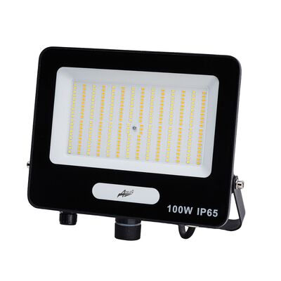 ΠΡΟΒΟΛΕΑΣ LED 100W 230V CCT ΚΑΙ ΓΙΑ ΑΝΙΧΝΕΥΤΗ ΚΙΝΗΣΗΣ IP65 ΜΑΥΡΟΣ