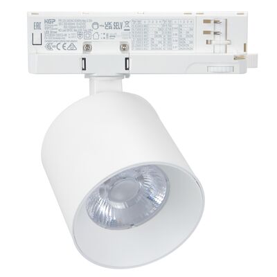 LED ΣΠΟΤ ΡΑΓΑΣ 4 ΓΡΑΜΜΩΝ 20W 230V 4000K 38° ΛΕΥΚΟ