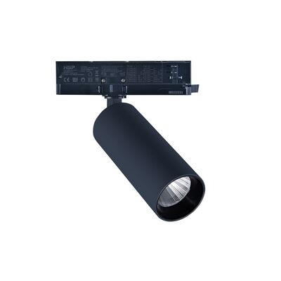 LED ΣΠΟΤ ΡΑΓΑΣ 4 ΓΡΑΜΜΩΝ 10W ΝΤΙΜΑΡΙΖΟΜΕΝΑ 230V 3000K 36°ΜΑΥΡΟ