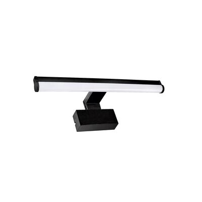 LED ΦΩΤΙΣΤ.ΛΟΥΤΡΟΥ ΣΤΡΟΓΓΥΛΟ ΑΛΟΥΜΙΝΙΟ&PC 60cm 10W IP44 CCT ΜΑΥΡΟ
