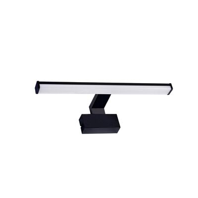 LED ΦΩΤΙΣΤΙΚΟ ΛΟΥΤΡΟΥ ΑΛΟΥΜΙΝΙΟ&PC 40cm 8W IP44 CCT ΜΑΥΡΟ