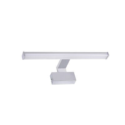 LED ΦΩΤΙΣΤΙΚΟ ΛΟΥΤΡΟΥ ΑΛΟΥΜΙΝΙΟ&PC 60cm 10W IP44 CCT ΣΑΤΙΝΕ