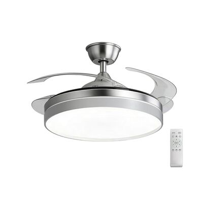 ΑΝΕΜΙΣΤΗΡΑΣ ΟΡΟΦΗΣ 32W Φ106cm LED 36W CCT ΜΕ ΤΗΛ/ΡΙΟ PC ΣΑΤΙΝΕ