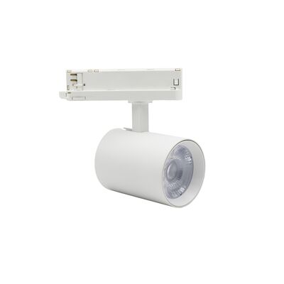 LED ΣΠΟΤ ΡΑΓΑΣ 4 ΓΡΑΜΜΩΝ 40W 230V 3000K 38° ΛΕΥΚΟ