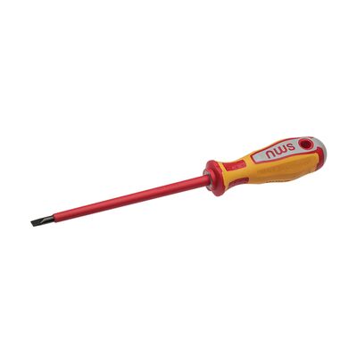 Screwdriver 1000V flathead for slotted screws 1.2X6.5X150 yellow