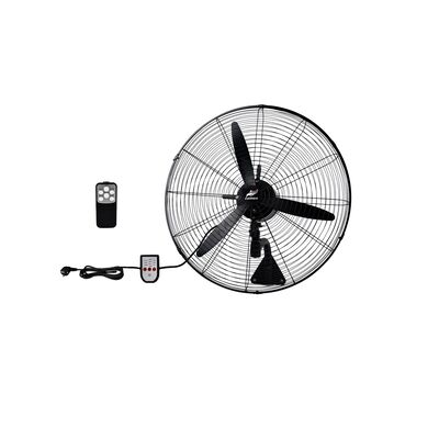 ΑΝΕΜΙΣΤΗΡΑΣ ΕΠΙΤΟΙΧΟΣ 130W Φ66cm ΜΕ ΤΗΛΕΧ/ΡΙΟ ΜΕΤΑΛΛΙΚΟΣ ΜΑΥΡΟΣ