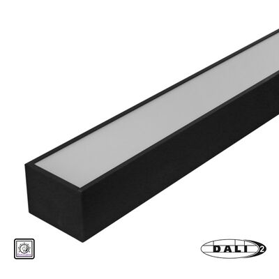 ΦΩΤΙΣΤΙΚΟ LED ΑΛΟΥΜ.ΓΡΑΜΜΙΚΟ 36W DIM.DALI 230V 4000K 120cm ΜΑΥΡΟ